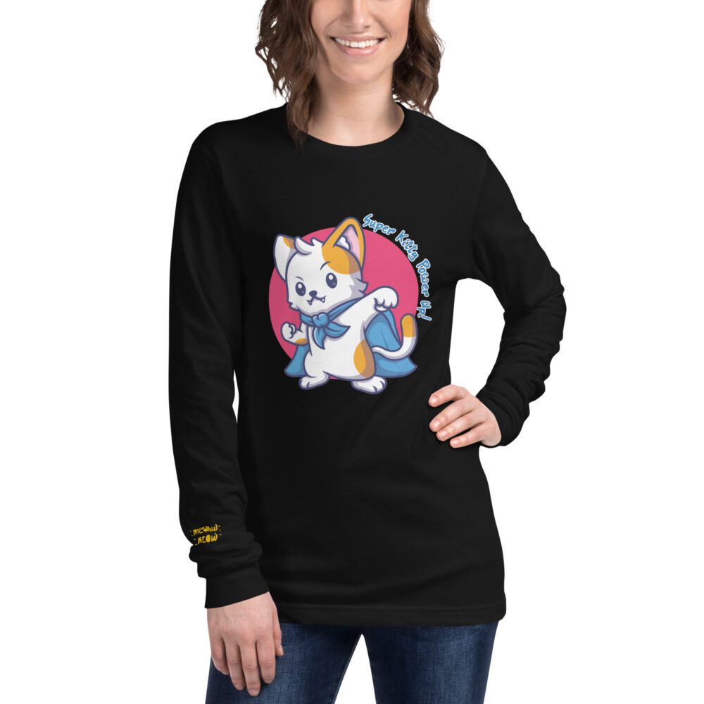 T-shirt Manica Lunga Eroe Felino - immagine 2