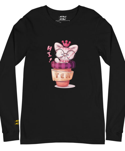 T-shirt Manica Lunga Tè delle Cinque