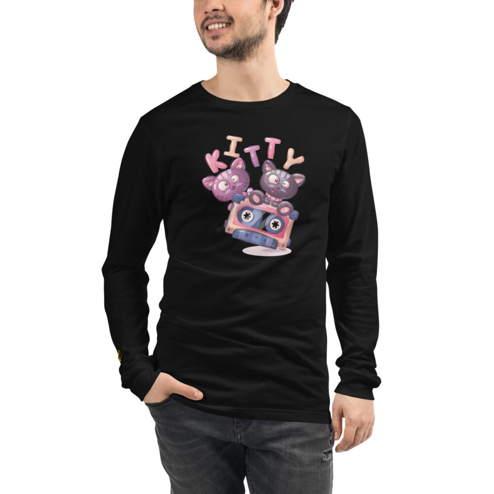 T-shirt Manica Lunga Musica Retrò - immagine 4