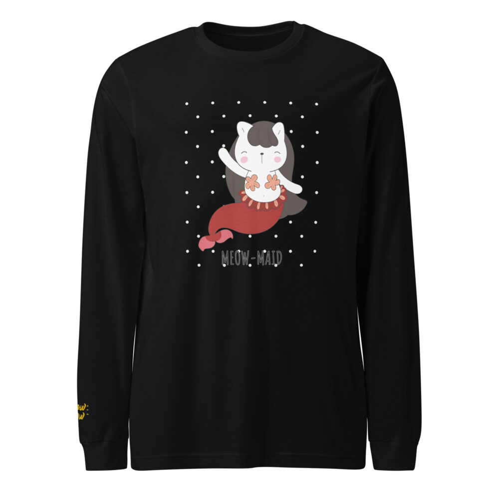 Feline Mermaid Long Sleeve T-shirt