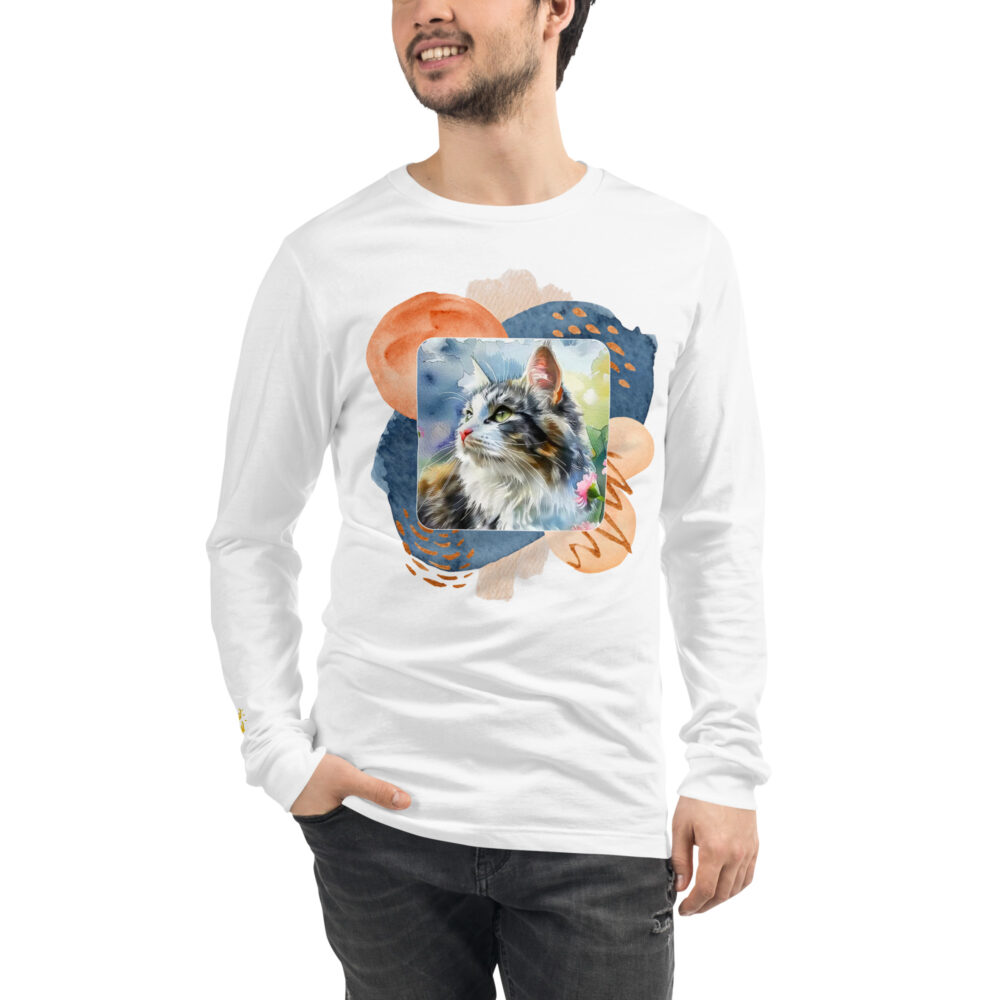 T-Shirt Maniche Lunghe Watercolor Vision - immagine 8