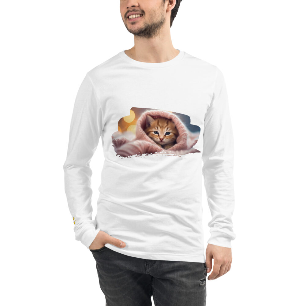 Cozy Pink Blanket Kitten Long Sleeve - immagine 6