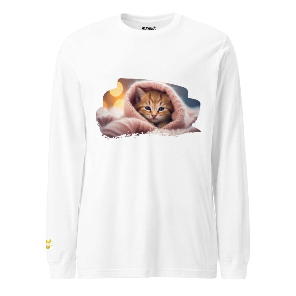 Cozy Pink Blanket Kitten Long Sleeve - immagine 11