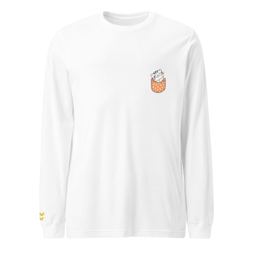 T-Shirt Maniche Lunghe Orange Pocket Tiger - immagine 11