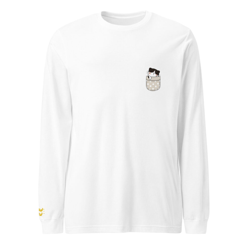 T-Shirt Maniche Lunghe Polka Dot Pocket - immagine 11