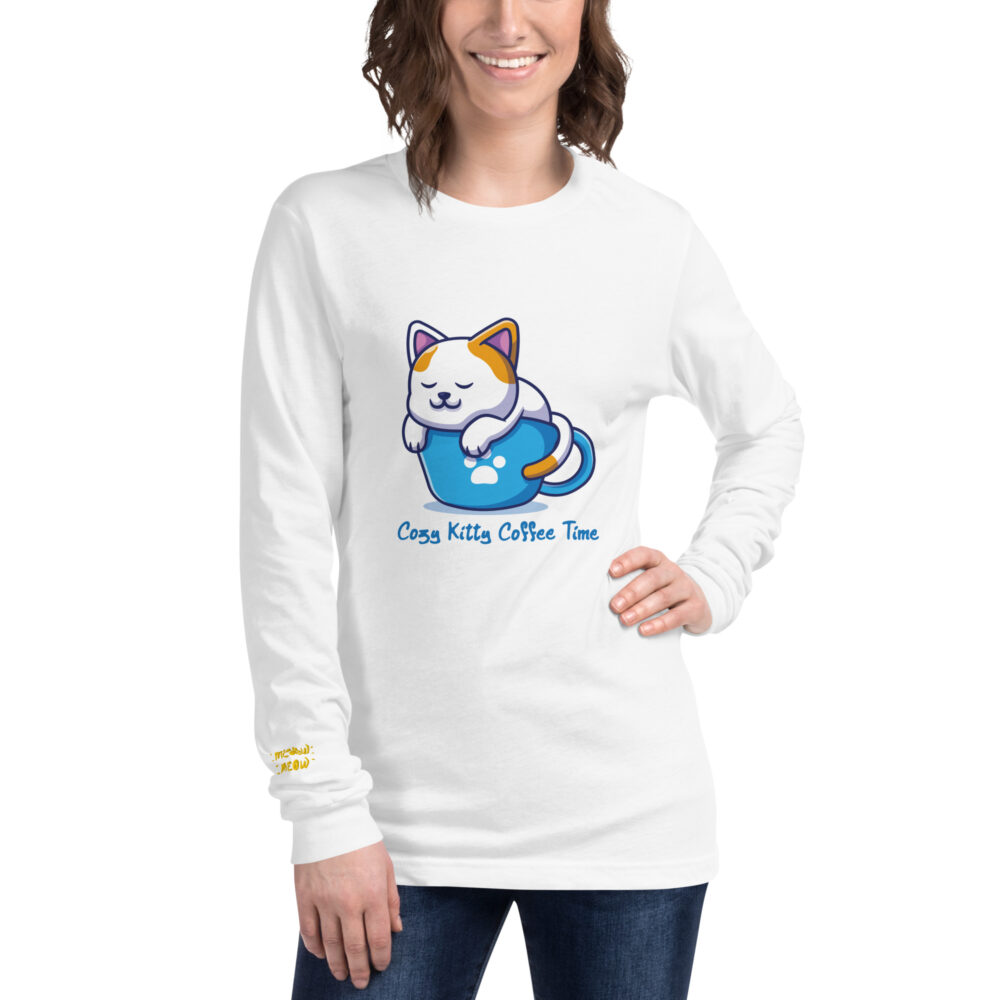 T-shirt Manica Lunga Pausa Caffè Felina - immagine 7