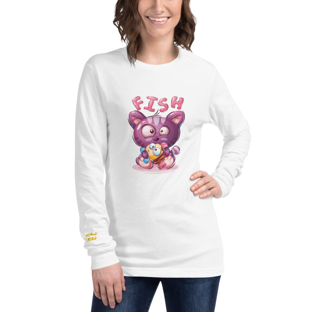 T-shirt Manica Lunga Mania Pesce - immagine 7
