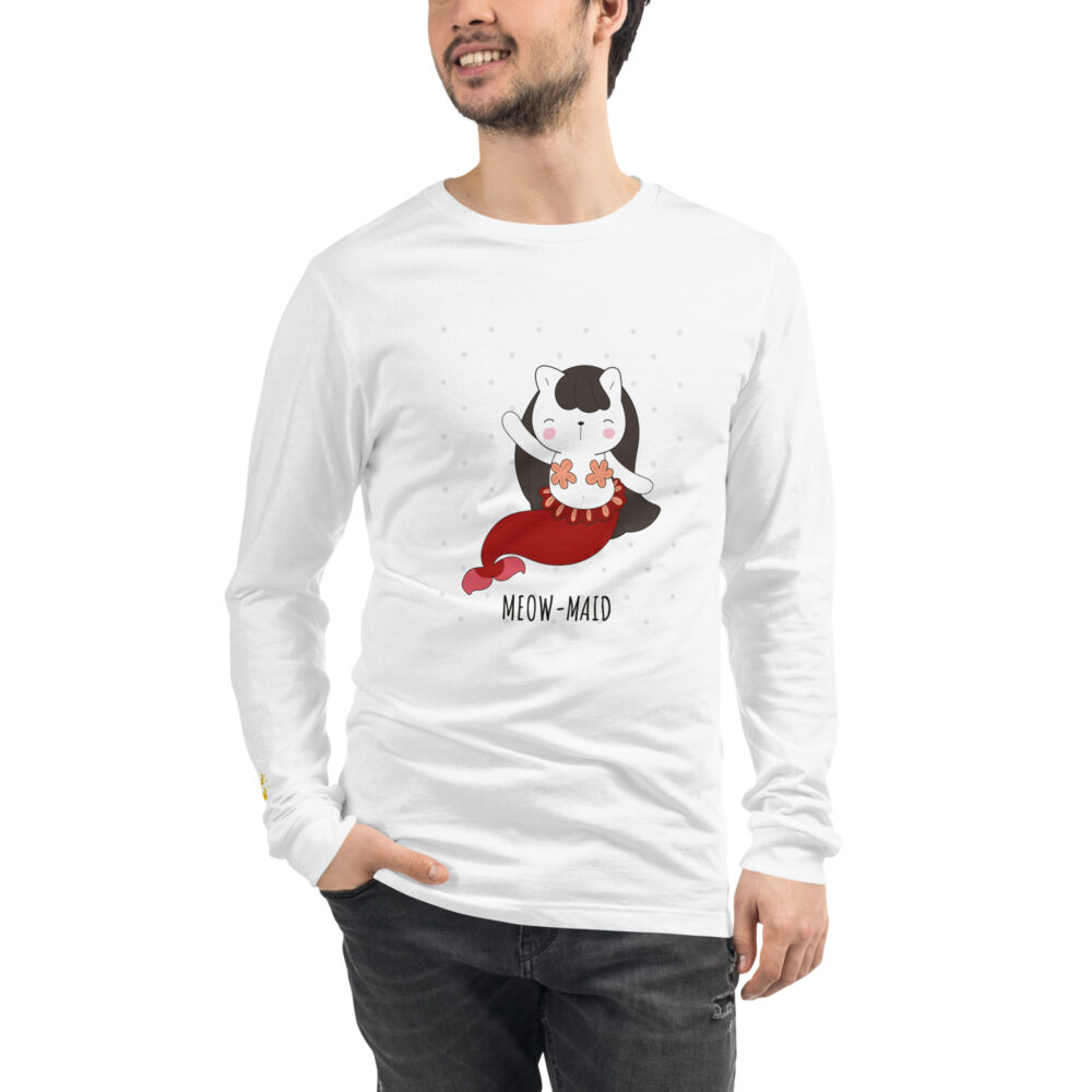 Feline Mermaid Long Sleeve T-shirt - immagine 6