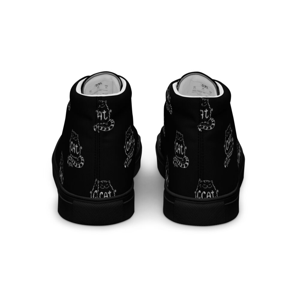 Meow Cat - Sneakers alte in tela da donna - immagine 31