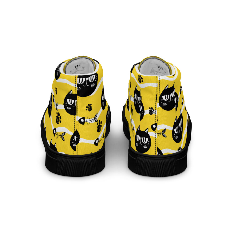 Cool Black Cats - Sneakers alte in tela da donna - immagine 31