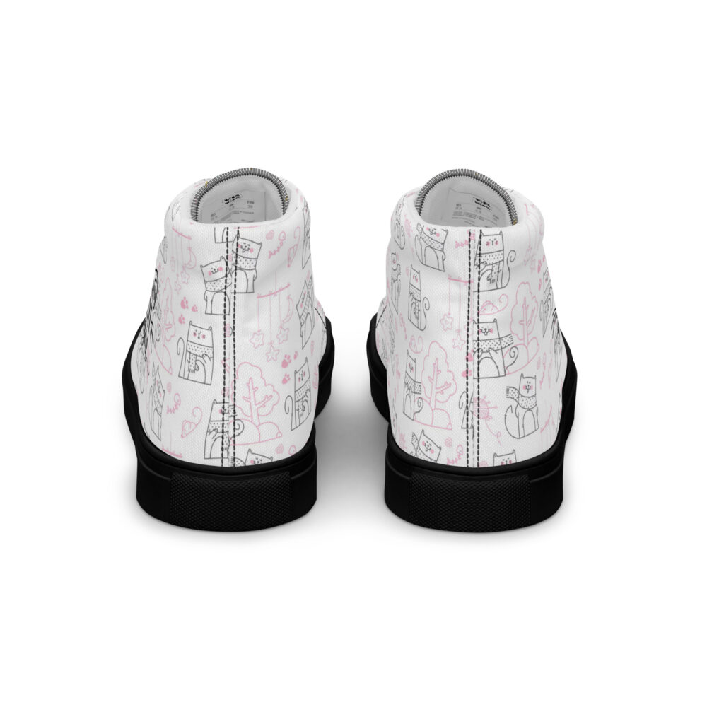 Winters Cozy Cats - Sneakers alte in tela da donna - immagine 31