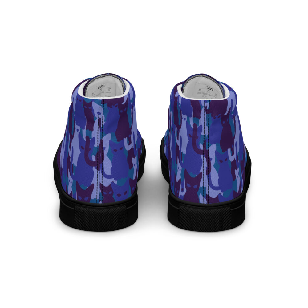 Night Sky Cats High - Sneakers alte in tela da donna - immagine 27