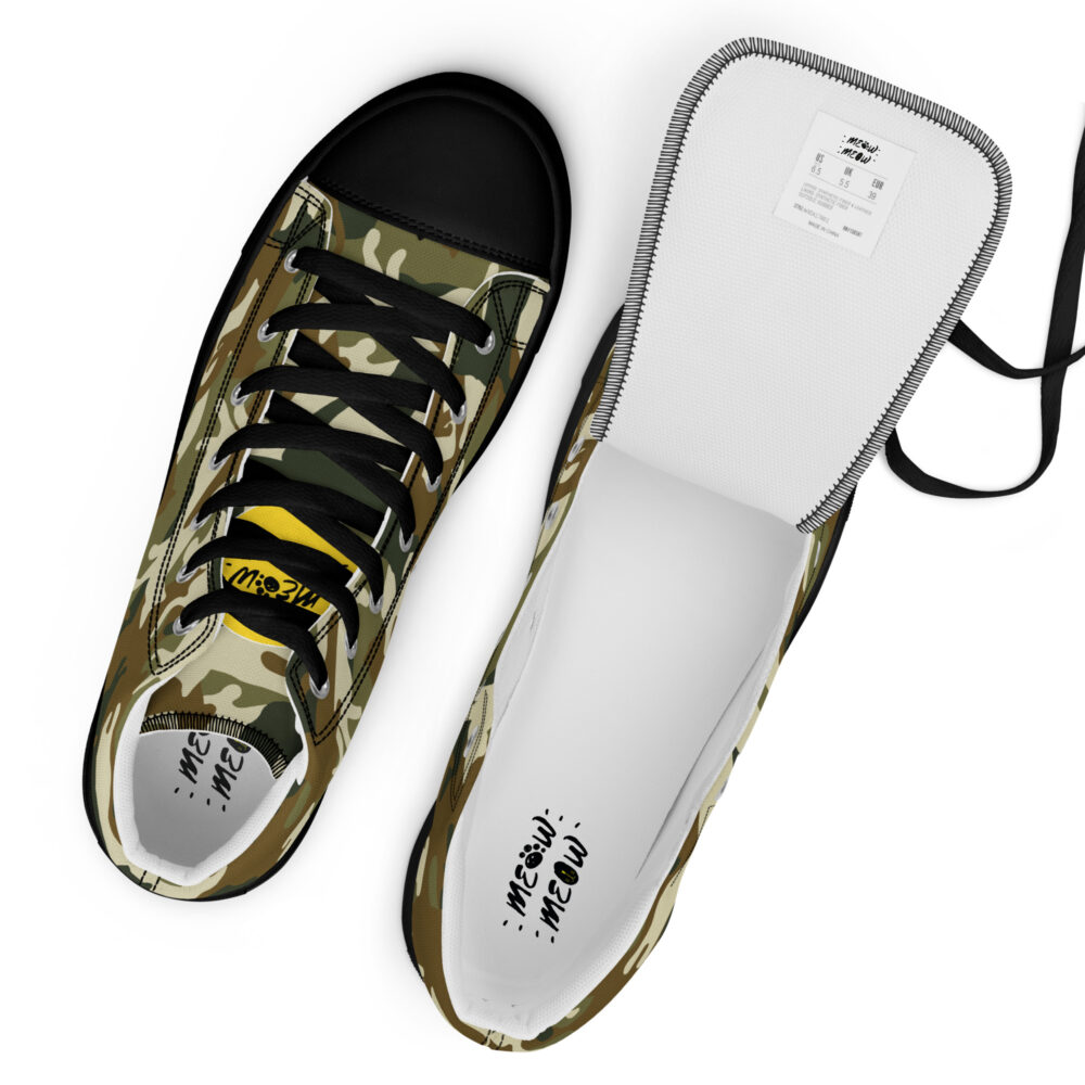 Catwalk Camouflage High - Sneakers alte in tela da donna - immagine 6