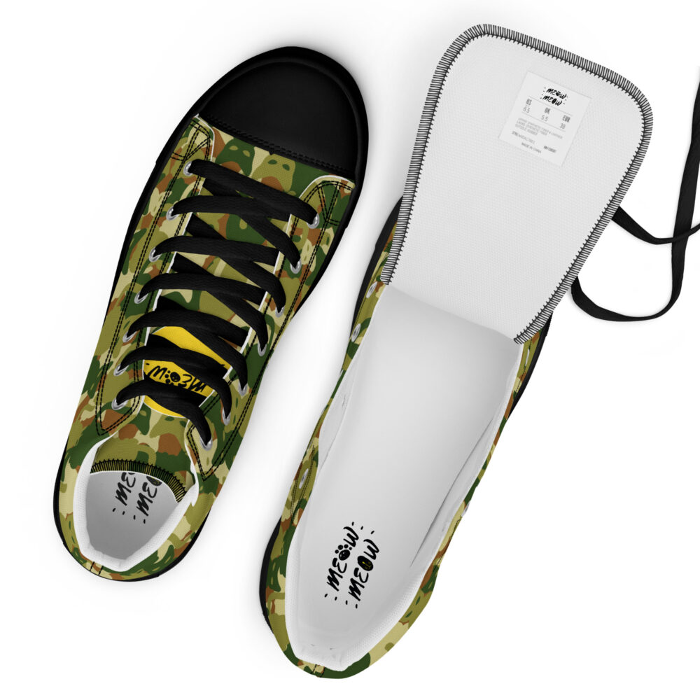Wild Cat Camo High - Sneakers alte in tela da donna - immagine 6