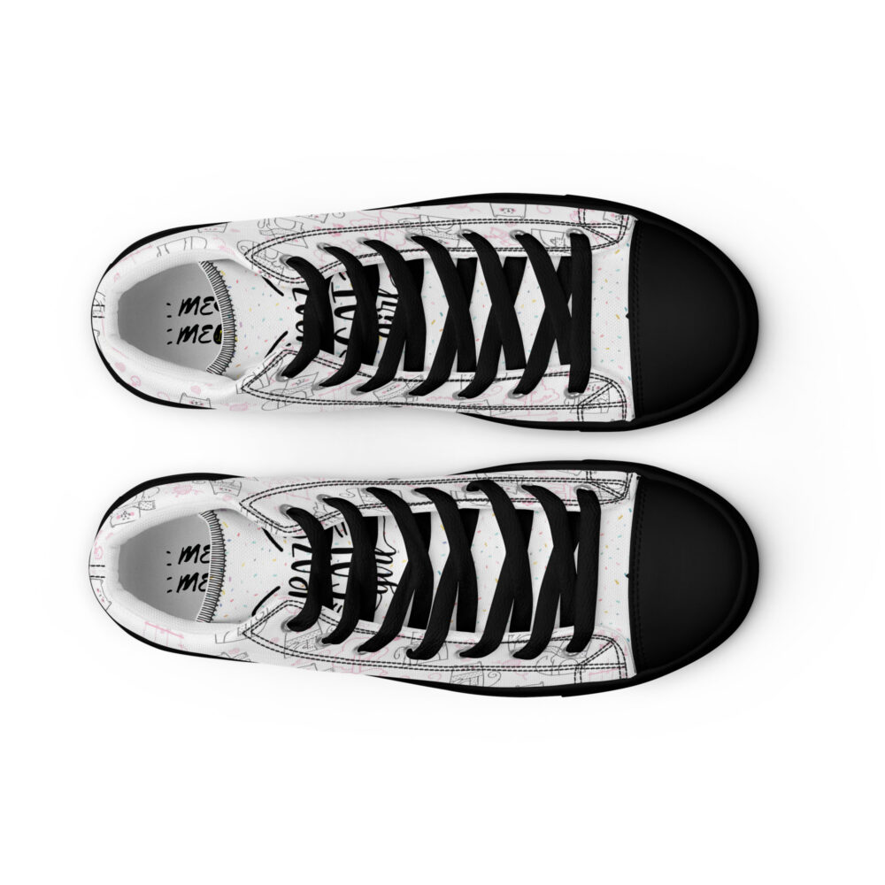 Winters Cozy Cats - Sneakers alte in tela da donna - immagine 35