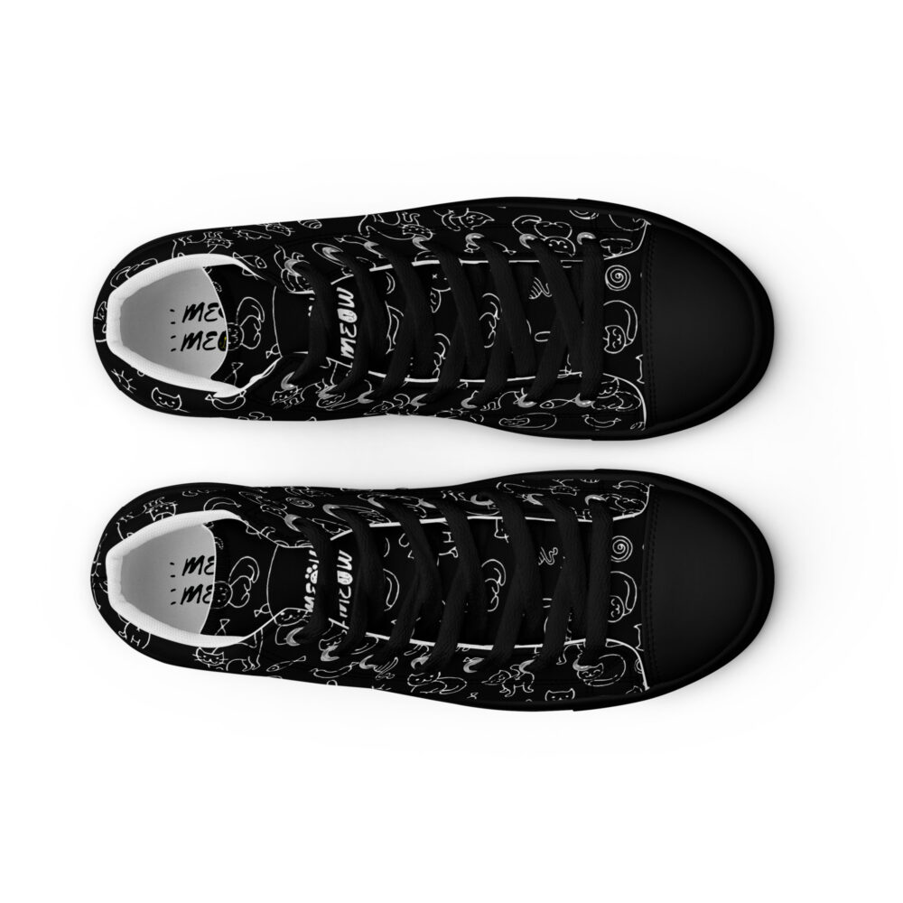 Night Cats Dance High - Sneakers alte in tela da donna - immagine 23