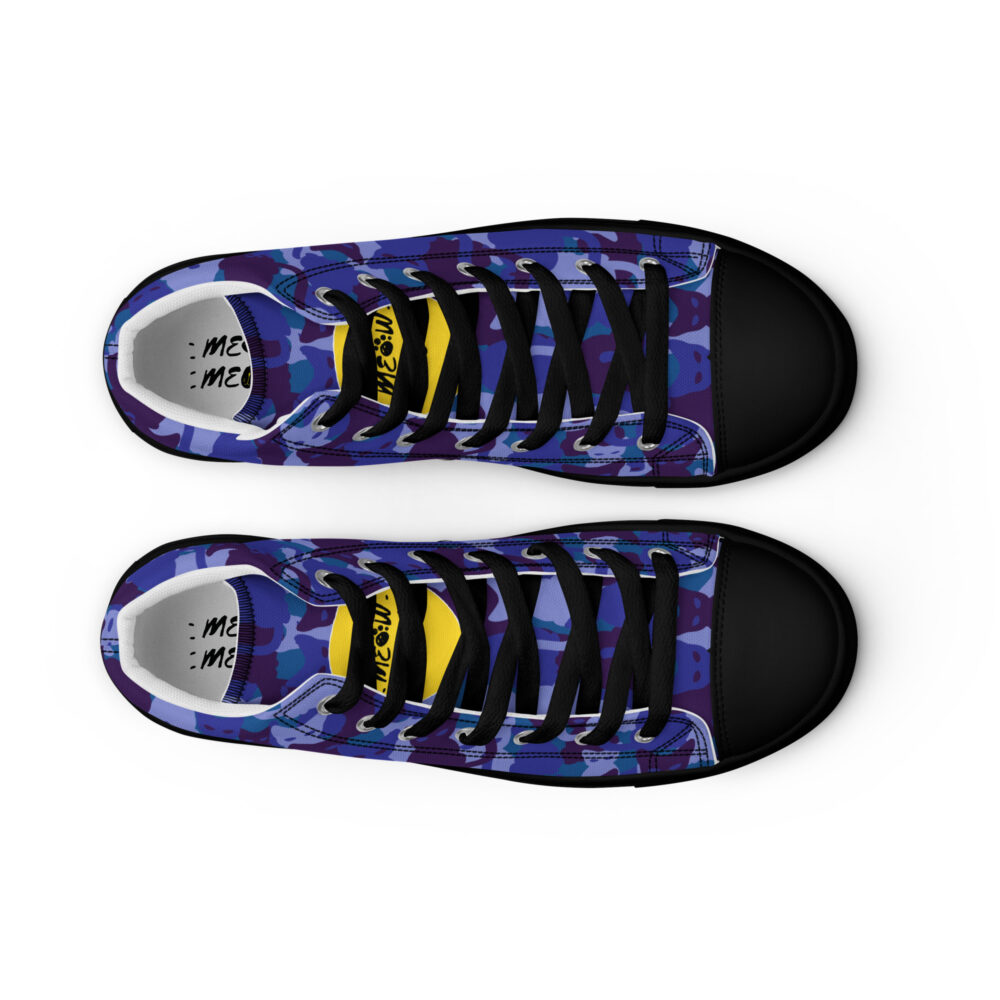 Night Sky Cats High - Sneakers alte in tela da donna - immagine 31