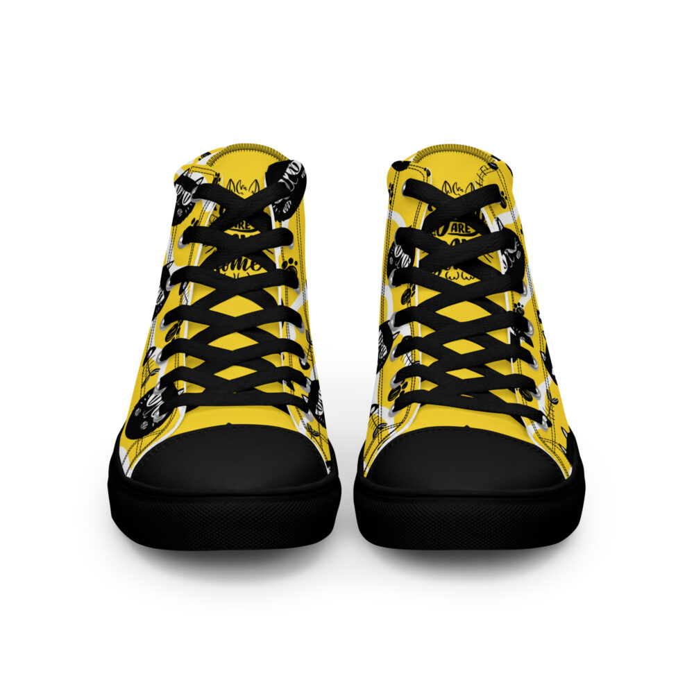 Cool Black Cats - Sneakers alte in tela da donna - immagine 34