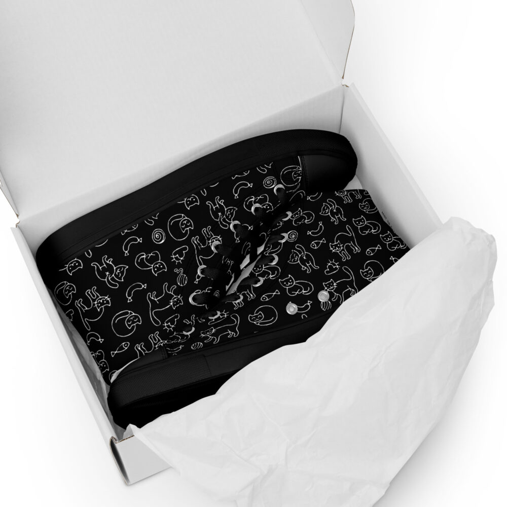 Night Cats Dance High - Sneakers alte in tela da donna - immagine 12