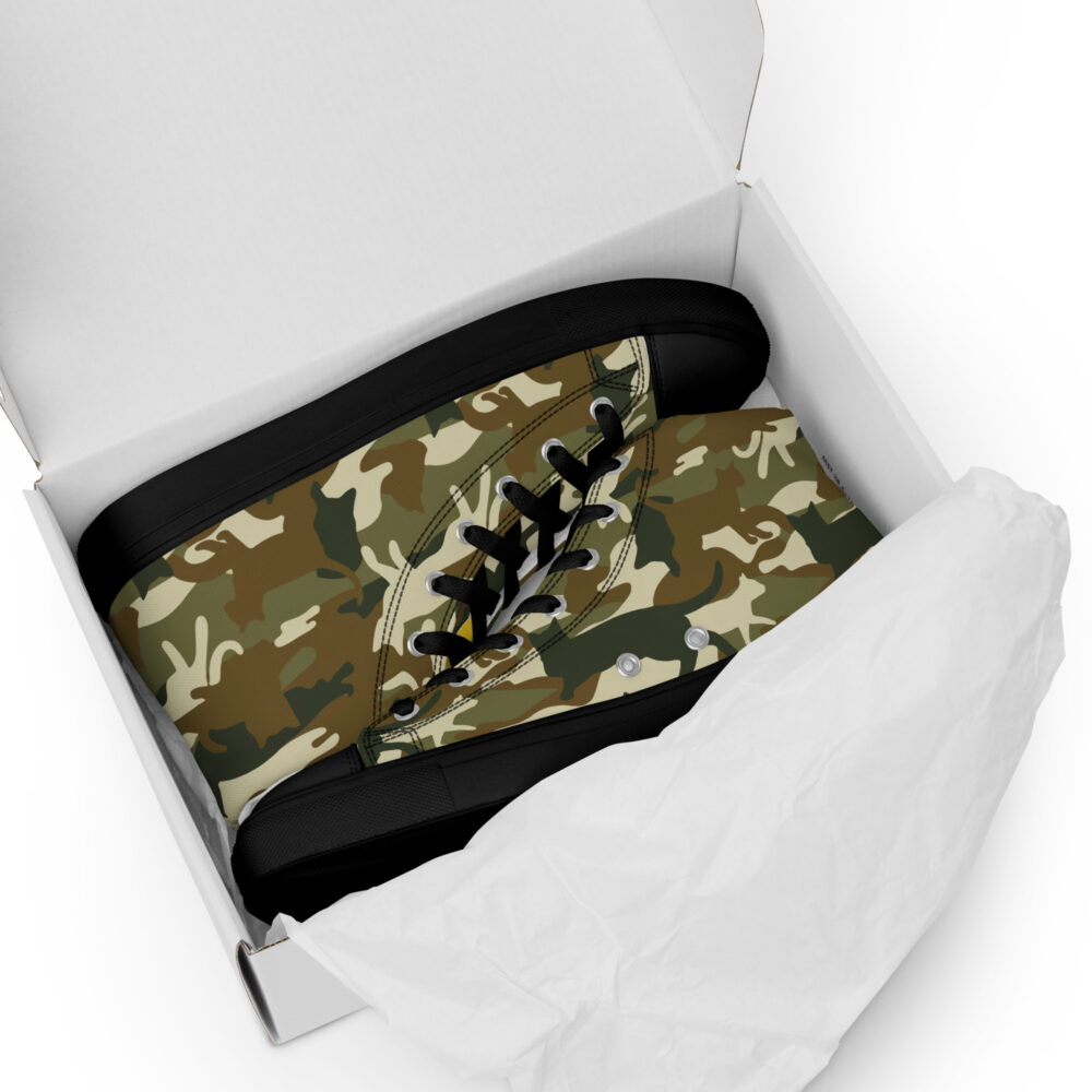 Catwalk Camouflage High - Sneakers alte in tela da donna - immagine 11
