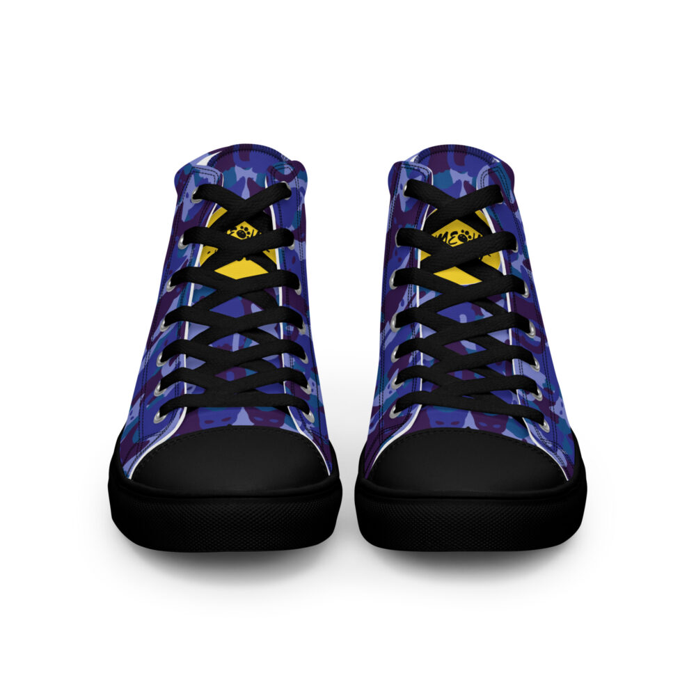Night Sky Cats High - Sneakers alte in tela da donna - immagine 30