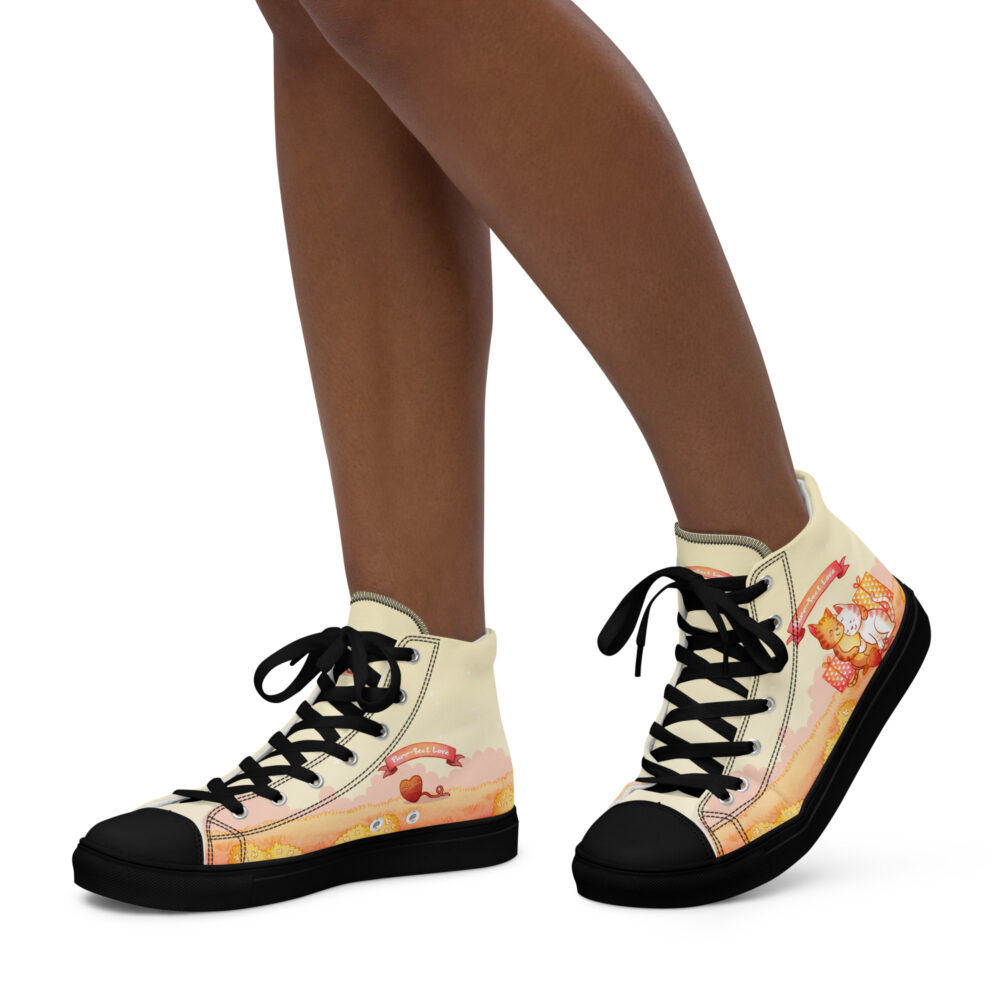 Purr-fect Love - Sneakers alte in tela da donna - immagine 9