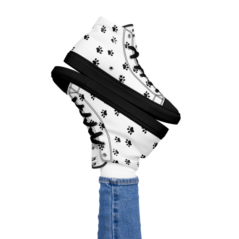 Paw - Sneakers alte in tela da donna - immagine 3