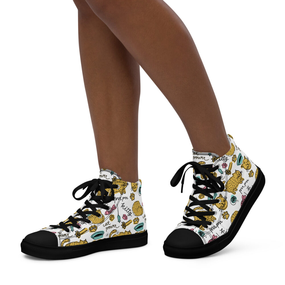 Cat Power - Sneakers alte in tela da donna - immagine 10