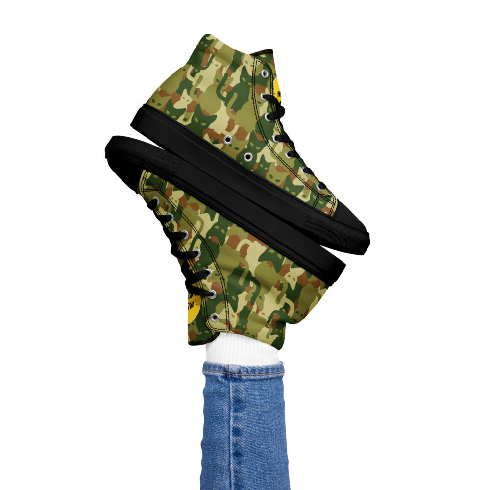 Wild Cat Camo High - Sneakers alte in tela da donna - immagine 3