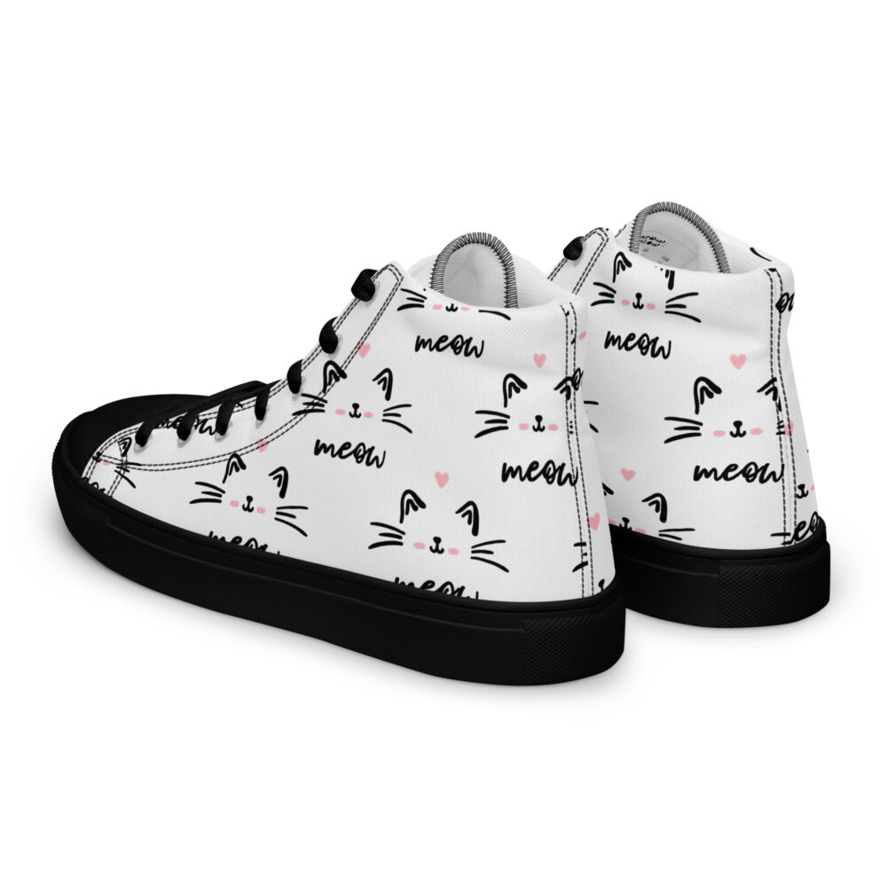 Meow - Sneakers alte in tela da donna - immagine 32