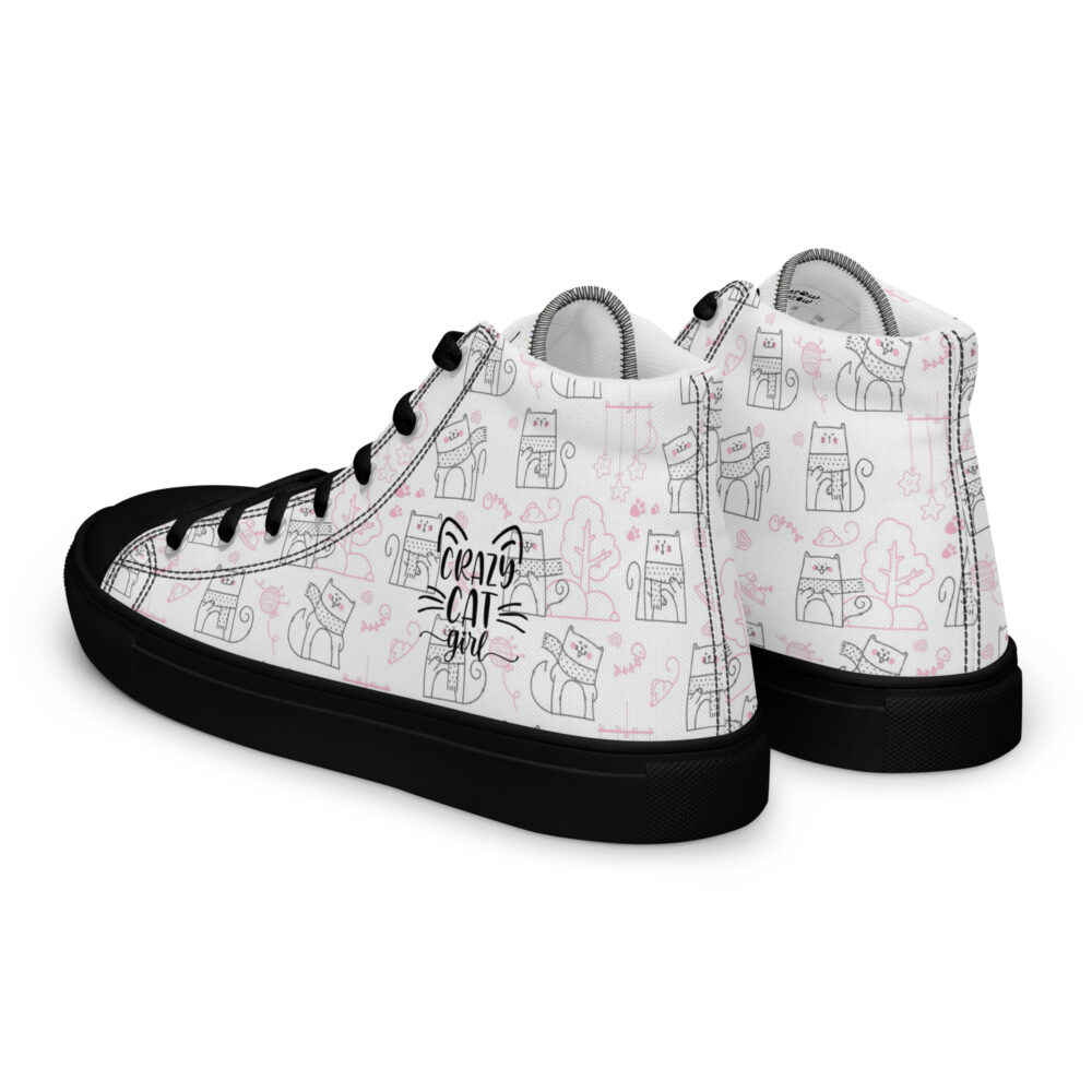 Winters Cozy Cats - Sneakers alte in tela da donna - immagine 32