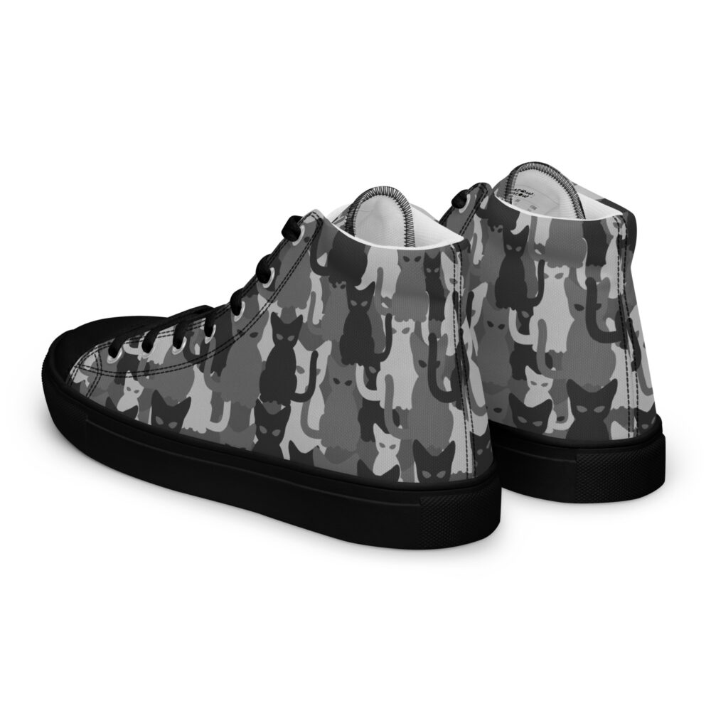 Meow Army High - Sneakers alte in tela da donna - immagine 17