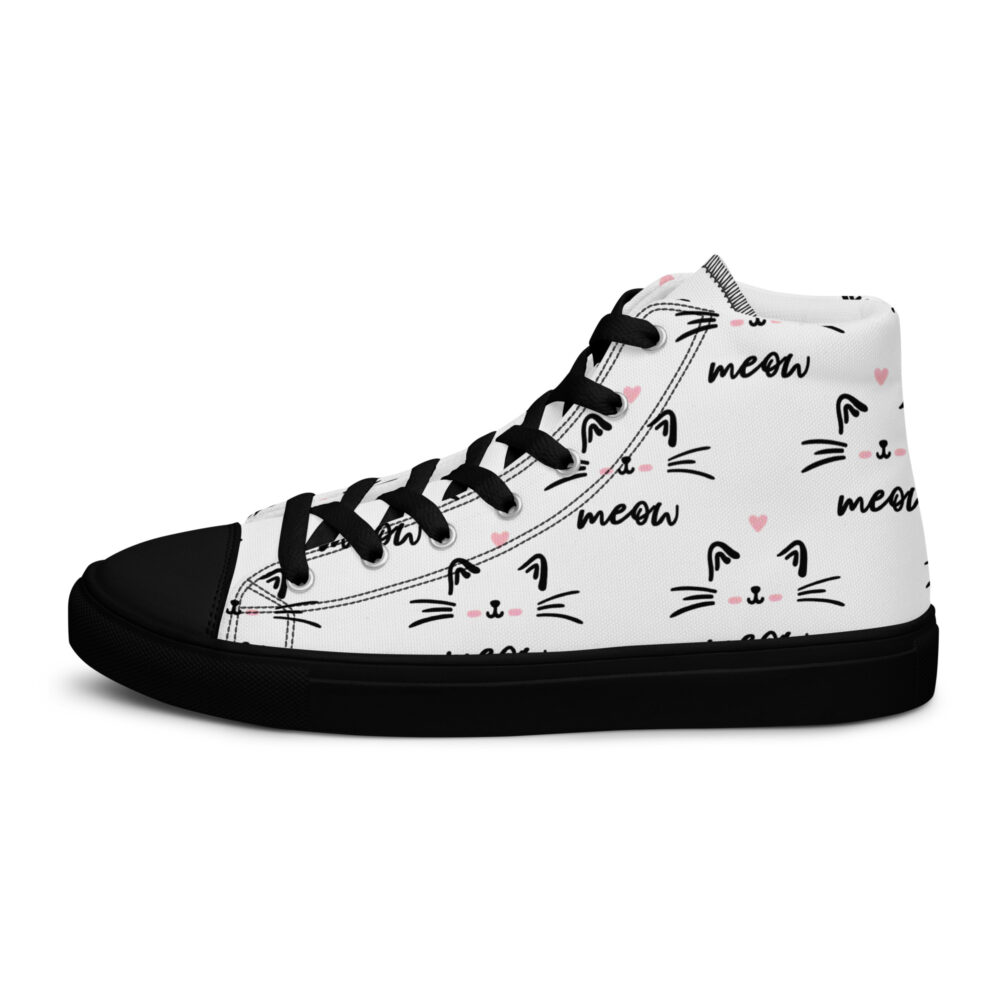 Meow - Sneakers alte in tela da donna - immagine 12