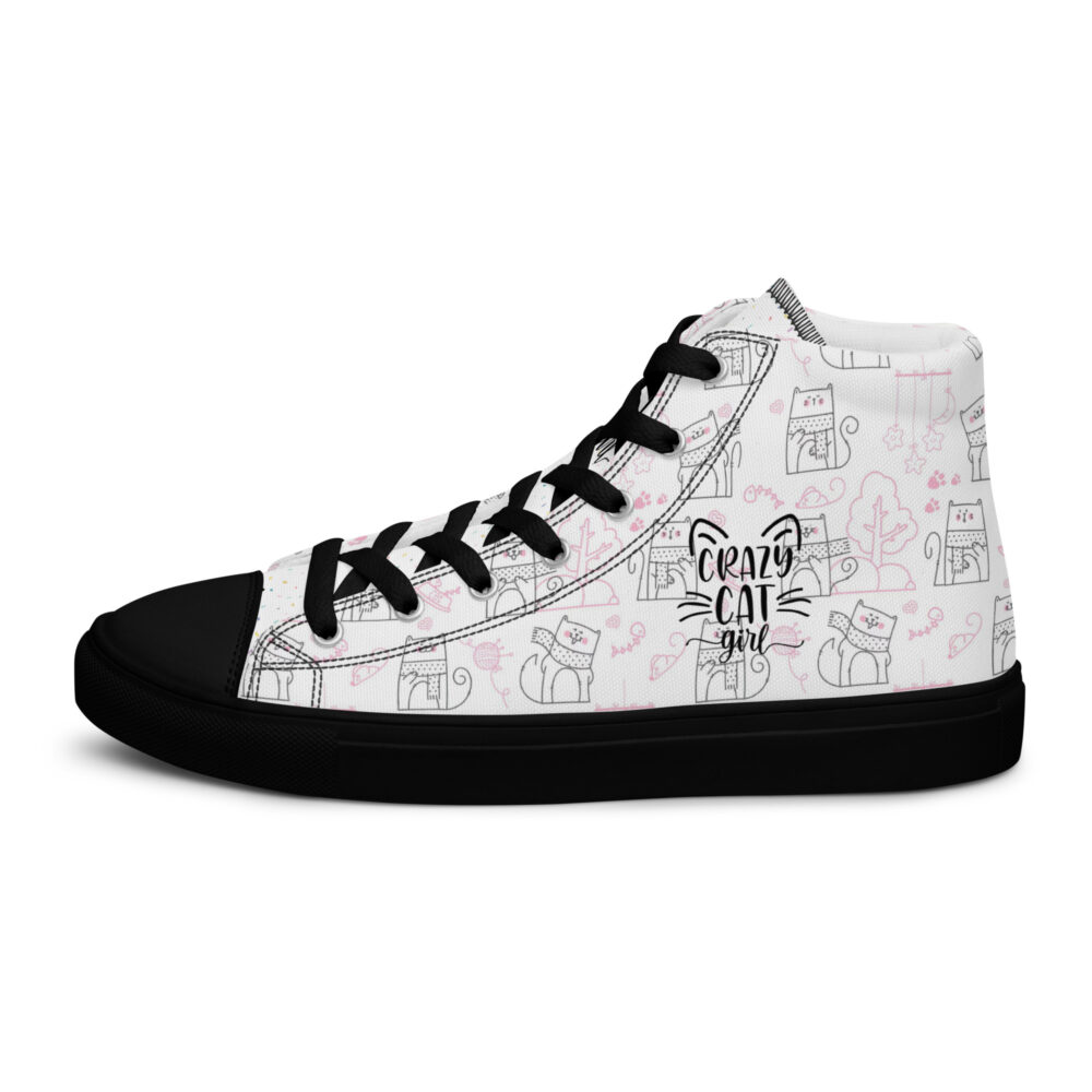 Winters Cozy Cats - Sneakers alte in tela da donna - immagine 12