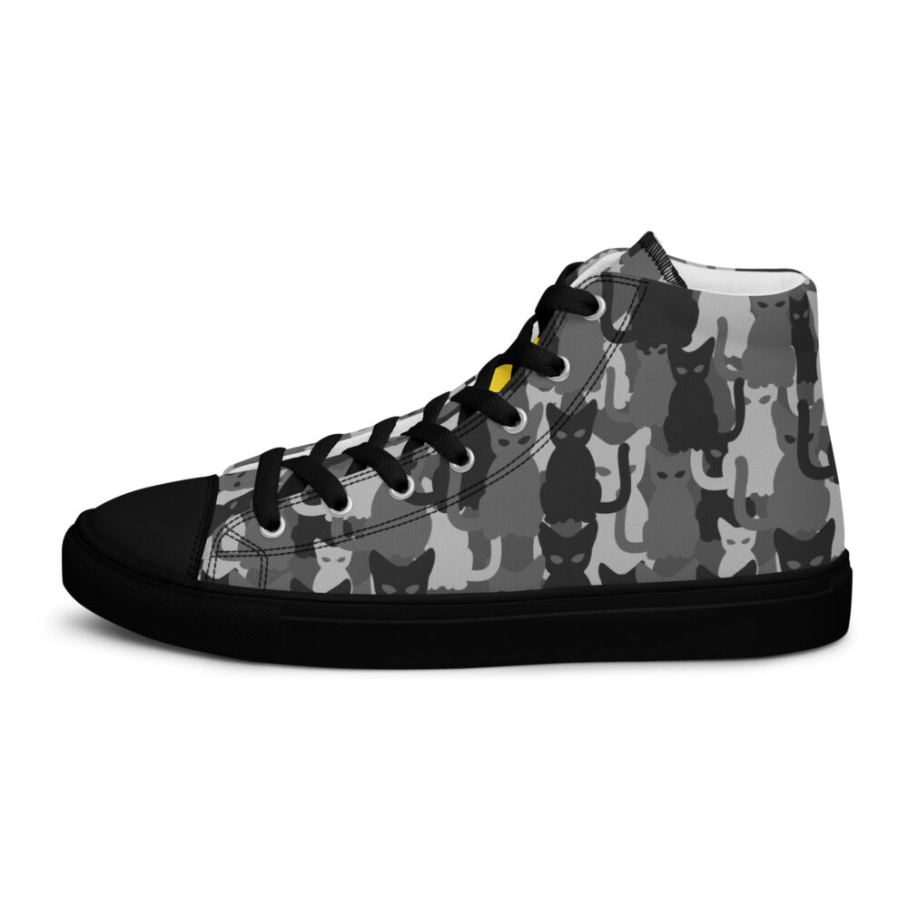 Meow Army High - Sneakers alte in tela da donna - immagine 10