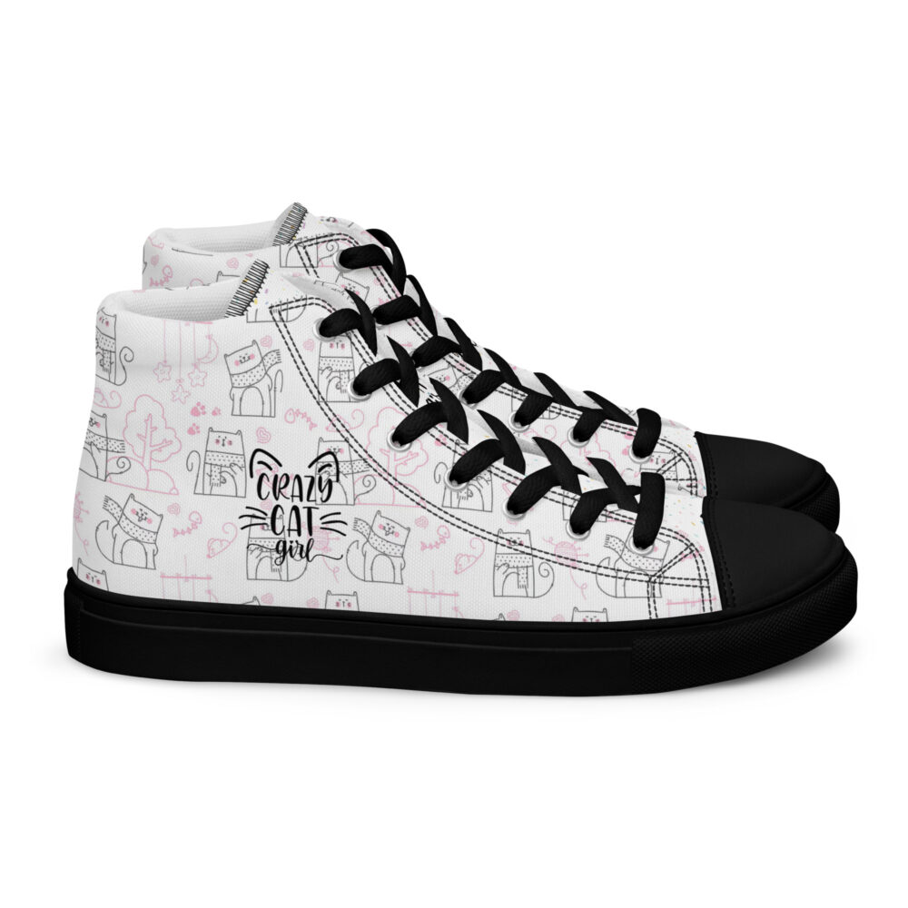 Winters Cozy Cats - Sneakers alte in tela da donna - immagine 36