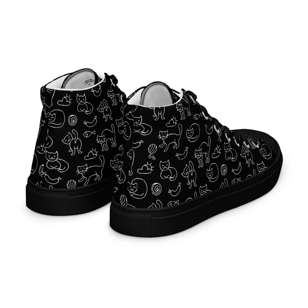 Night Cats Dance High - Sneakers alte in tela da donna - immagine 25