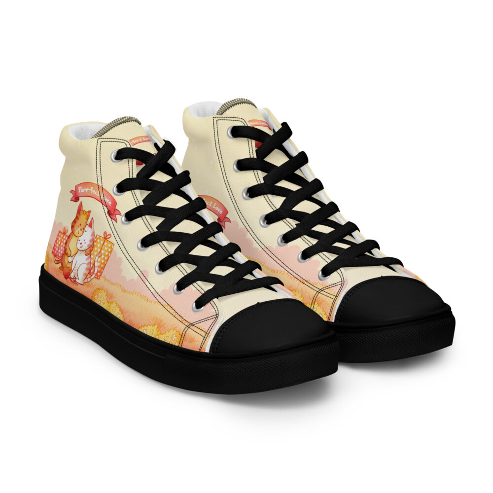 Purr-fect Love - Sneakers alte in tela da donna