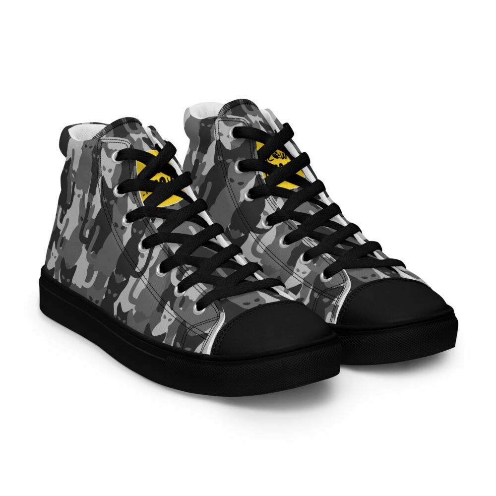 Meow Army High - Sneakers alte in tela da donna