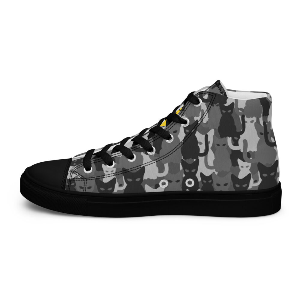 Meow Army High - Sneakers alte in tela da donna - immagine 13
