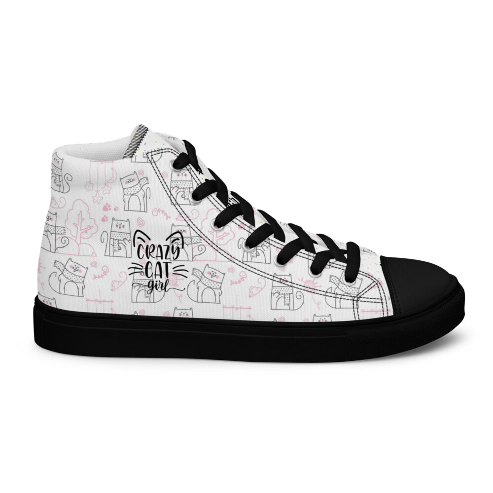 Winters Cozy Cats - Sneakers alte in tela da donna - immagine 14