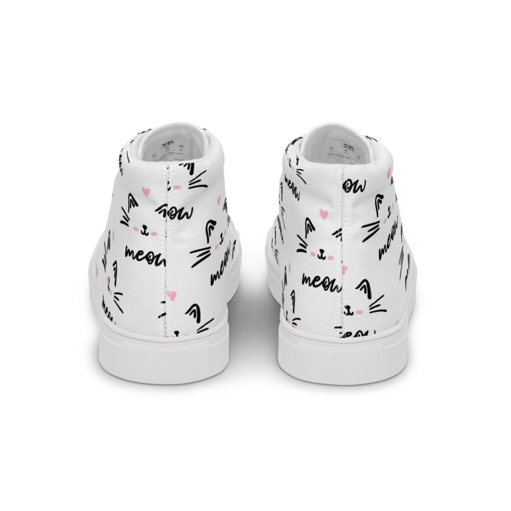 Meow - Sneakers alte in tela da donna - immagine 39