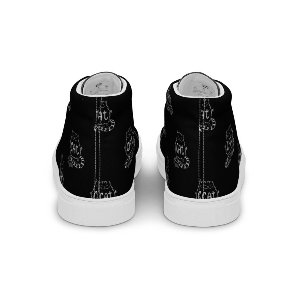 Meow Cat - Sneakers alte in tela da donna - immagine 39