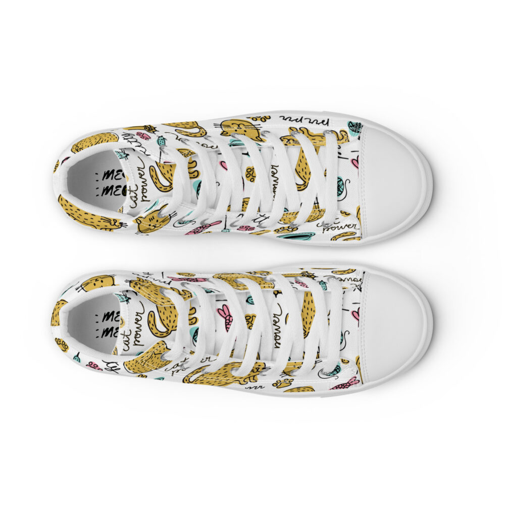 Cat Power - Sneakers alte in tela da donna - immagine 43