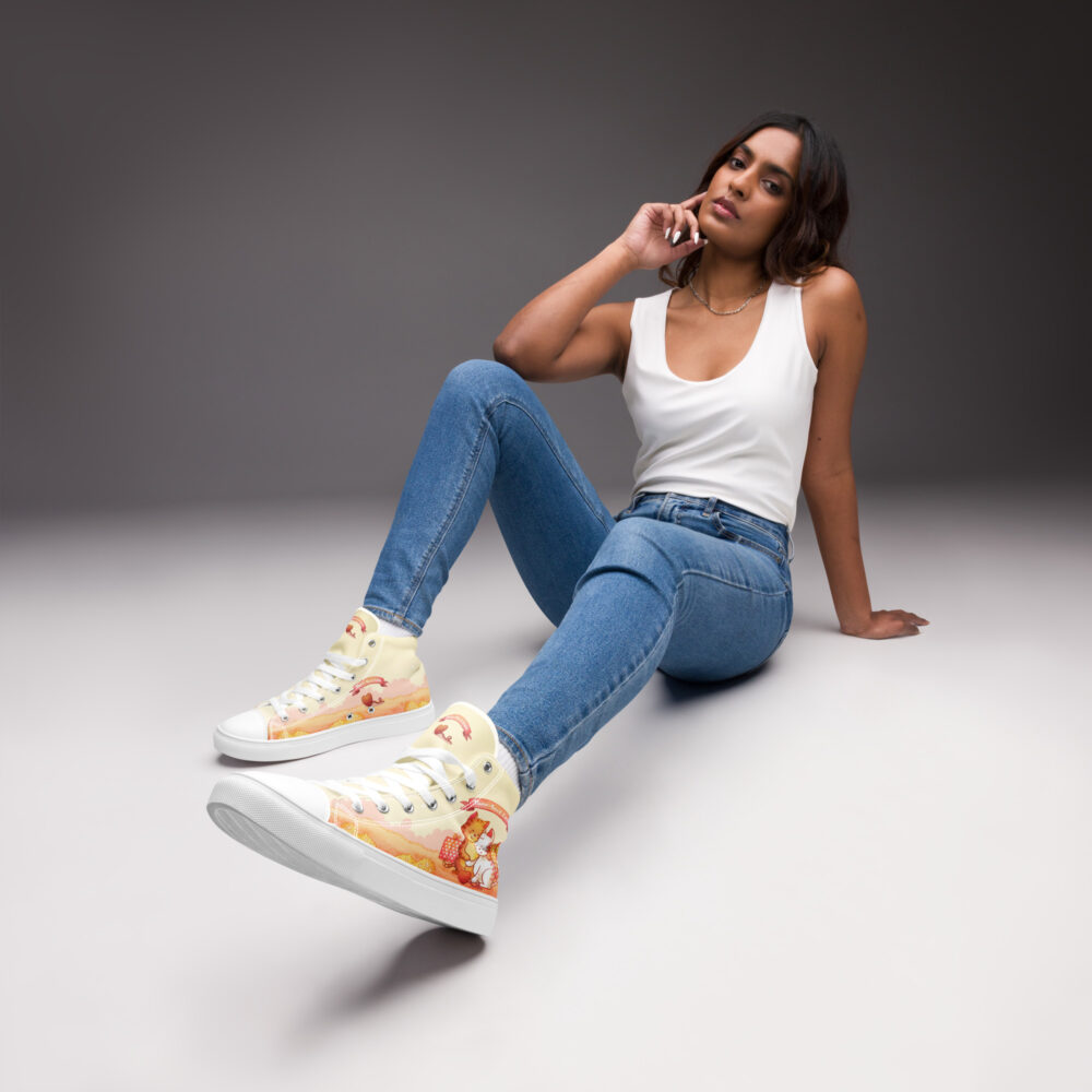 Purr-fect Love - Sneakers alte in tela da donna - immagine 17