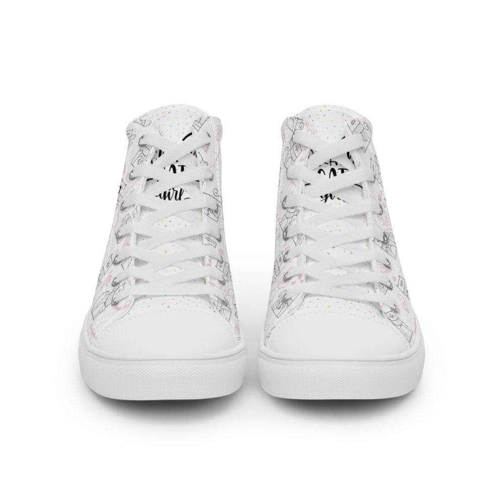 Winters Cozy Cats - Sneakers alte in tela da donna - immagine 42