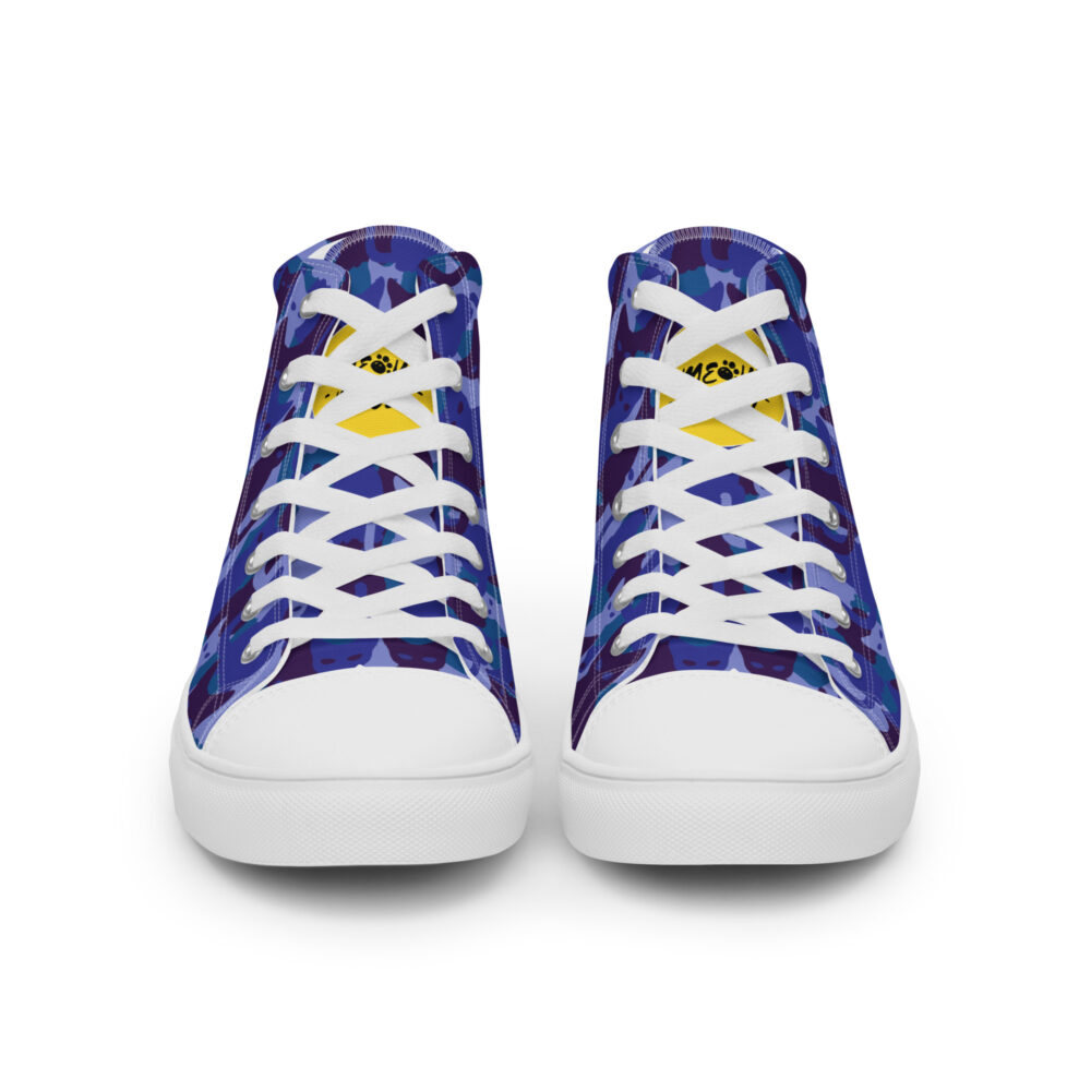 Night Sky Cats High - Sneakers alte in tela da donna - immagine 38
