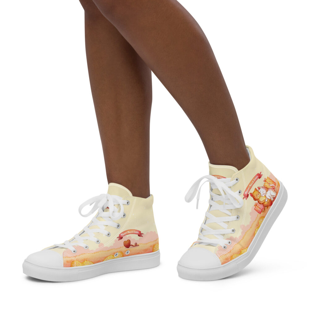 Purr-fect Love - Sneakers alte in tela da donna - immagine 23