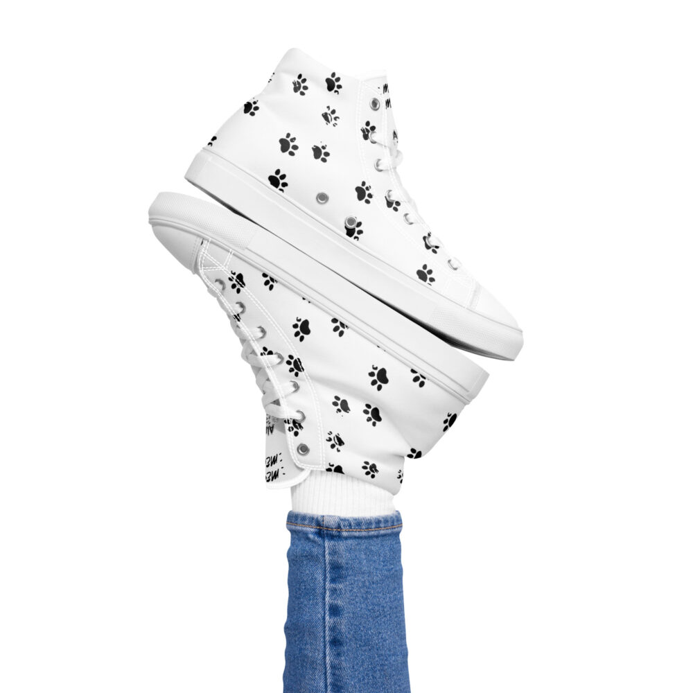 Paw - Sneakers alte in tela da donna - immagine 20