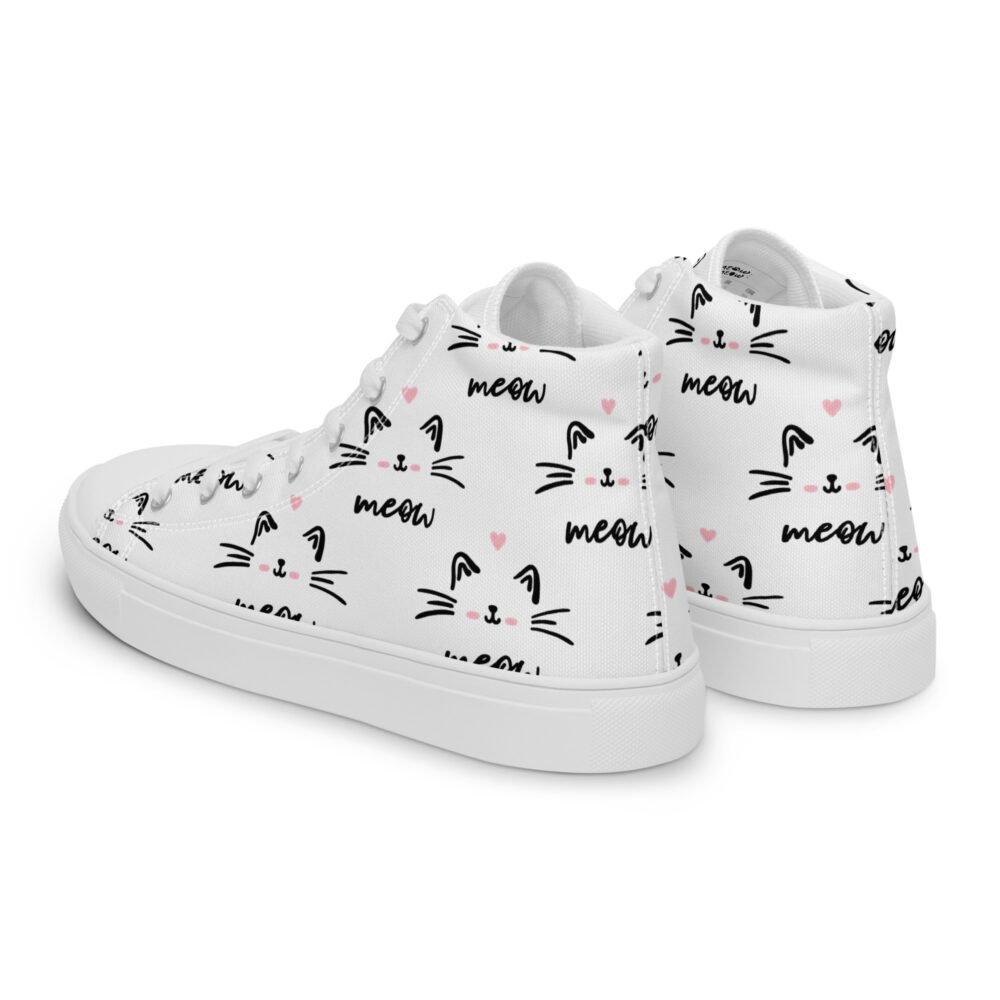 Meow - Sneakers alte in tela da donna - immagine 40